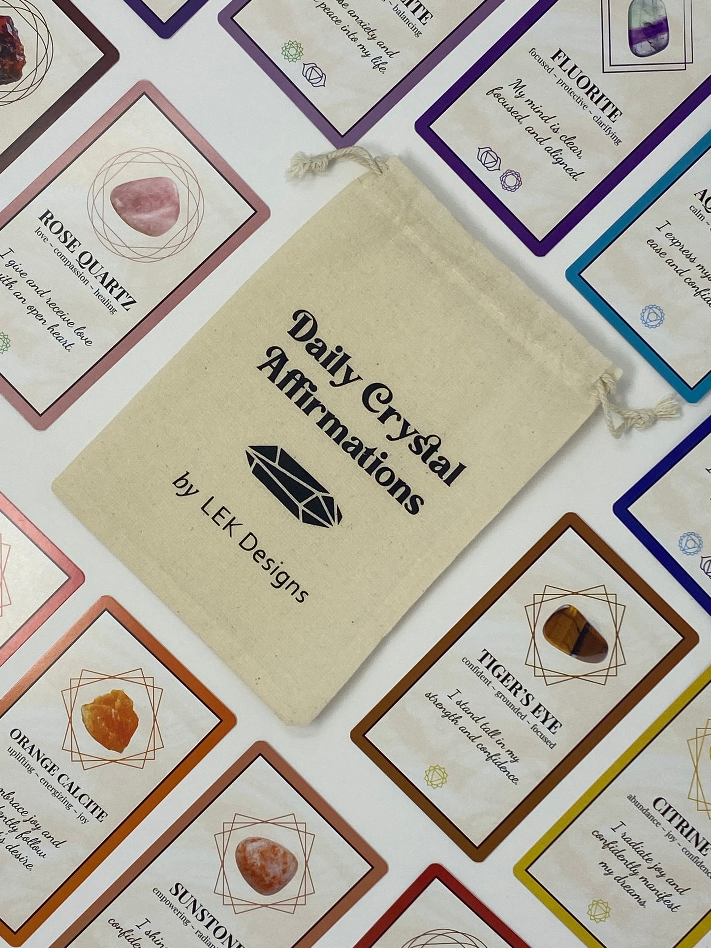 Daily Crystal Affirmation Cards
