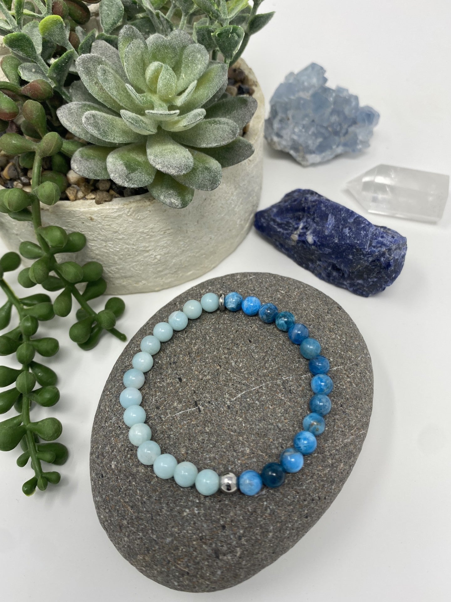 Amazonite & Apatite ~ Throat Chakra