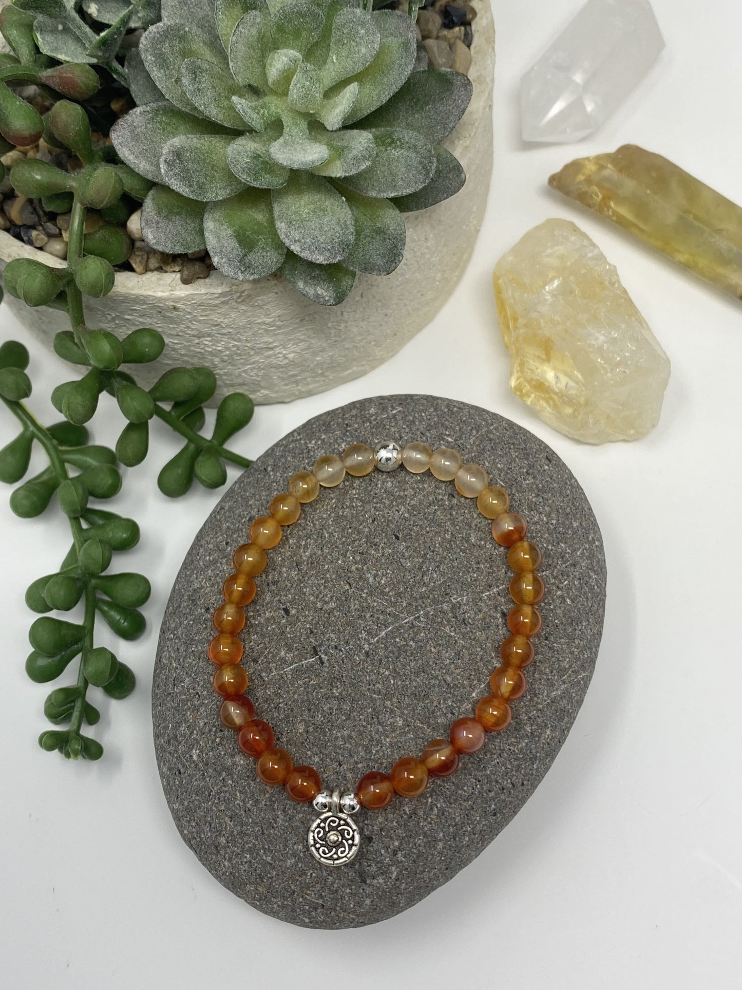 Carnelian with Charm ~ Radiance