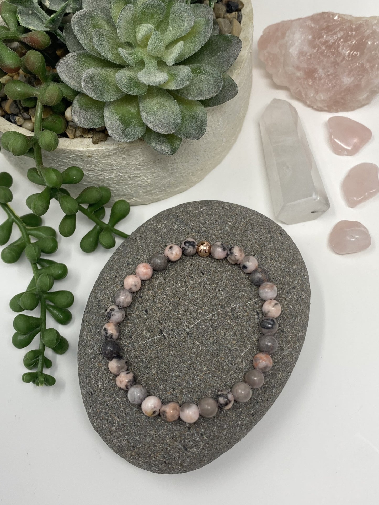 Pink Zebra Jasper ~ Harmony