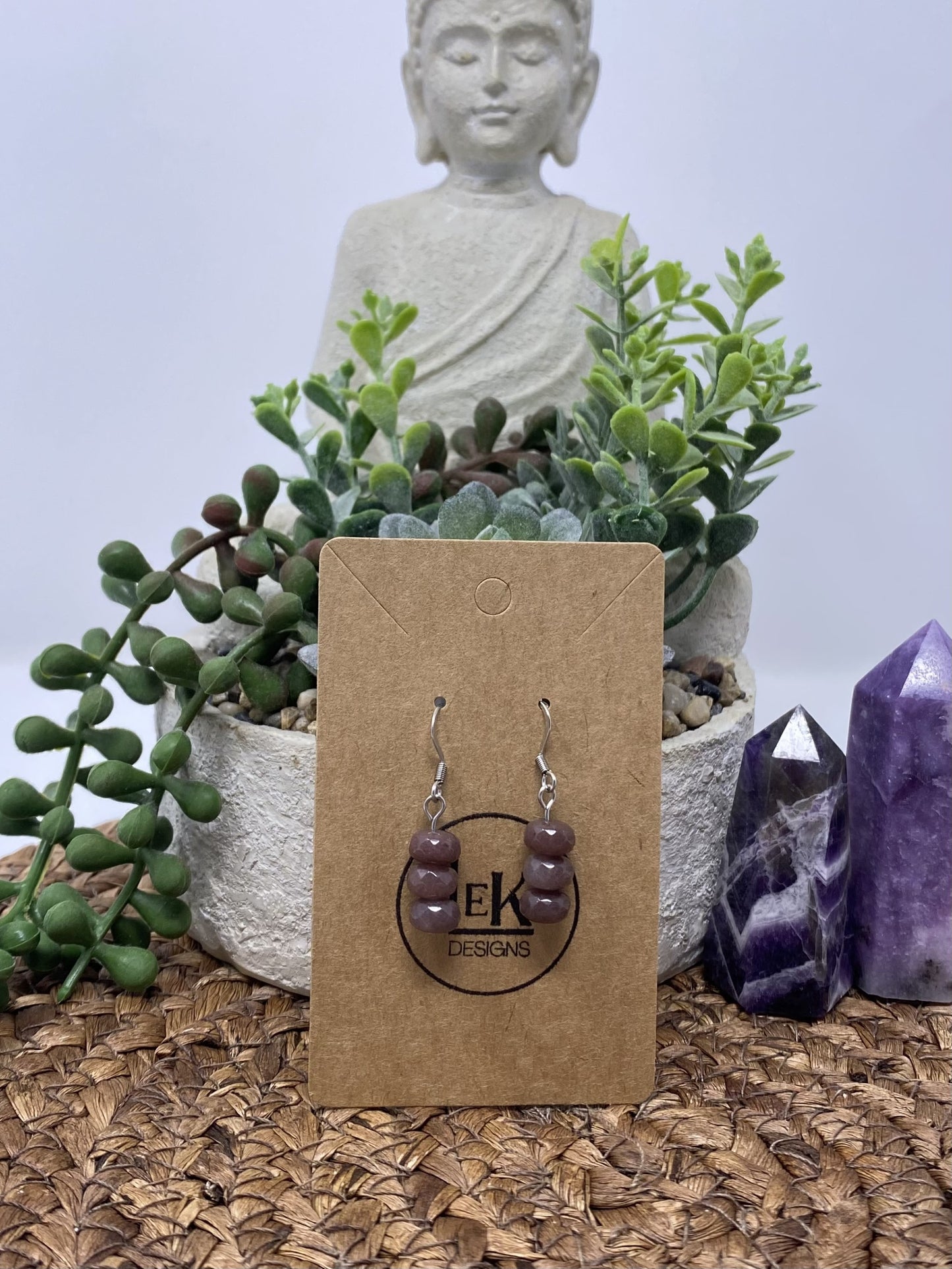 Purple Aventurine Earrings