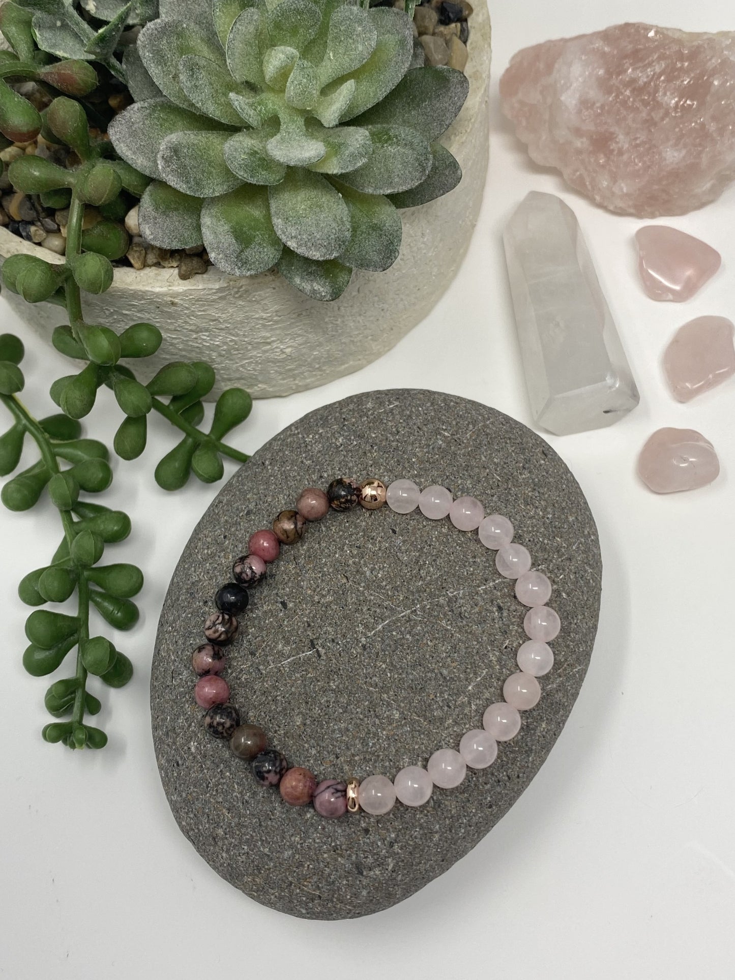 Rose Quartz & Rhodonite ~ Self Love