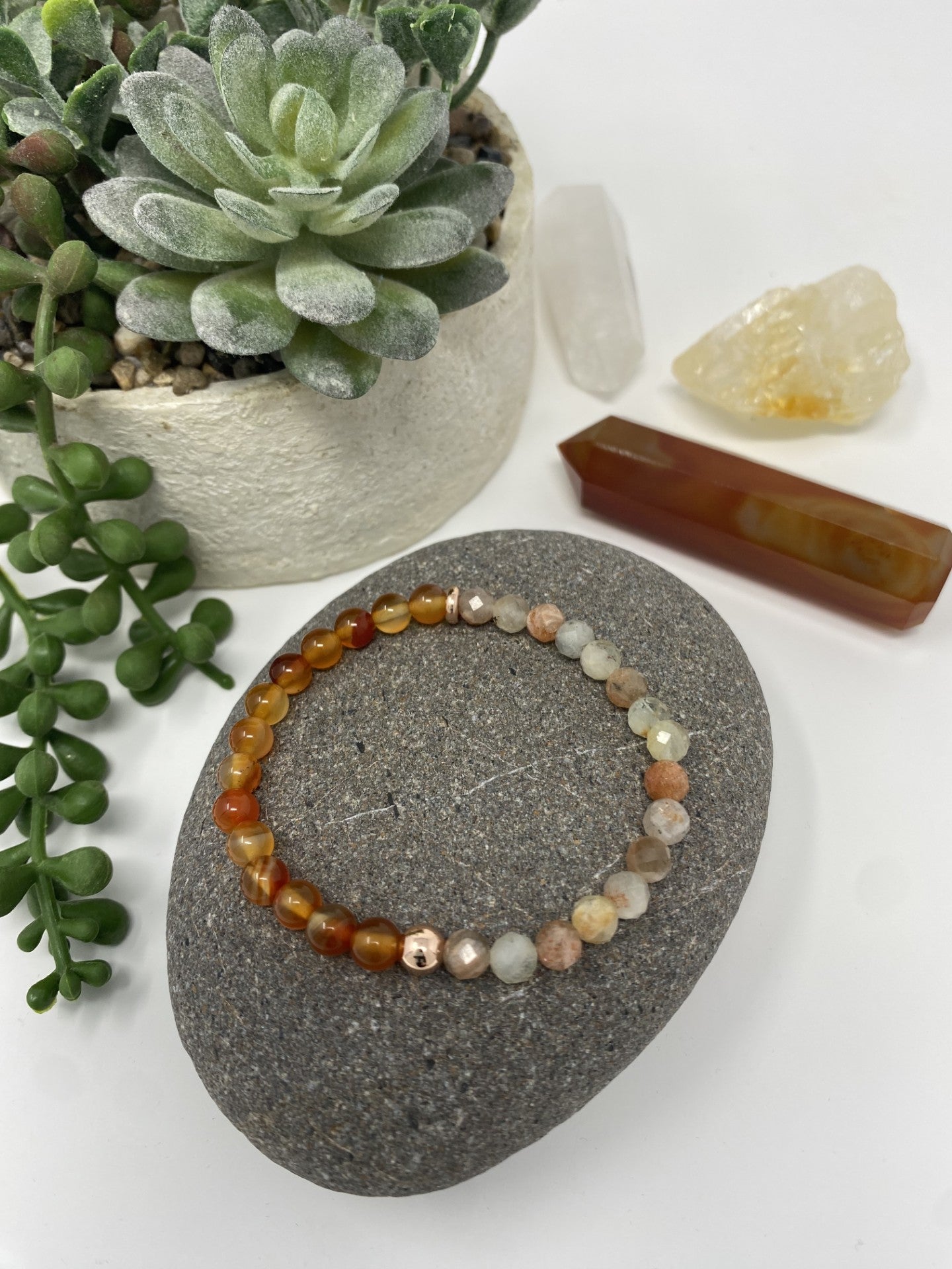 Carnelian & Sunstone ~ Sacral Chakra