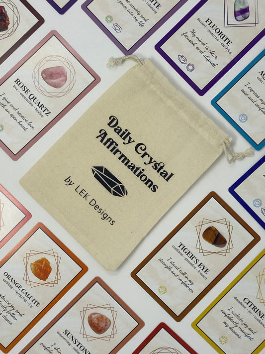 Daily Crystal Affirmation Cards