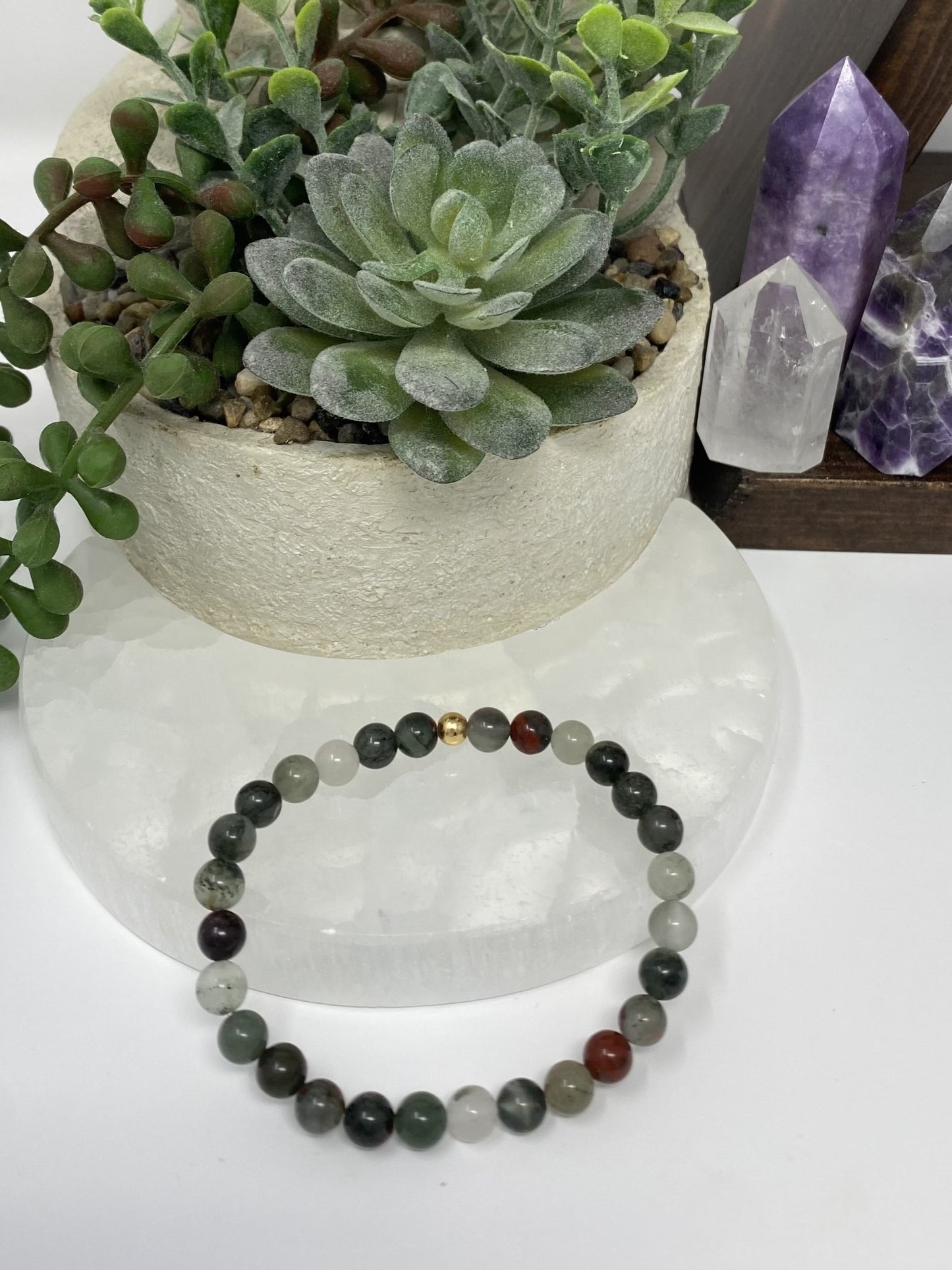 Bloodstone Bracelet