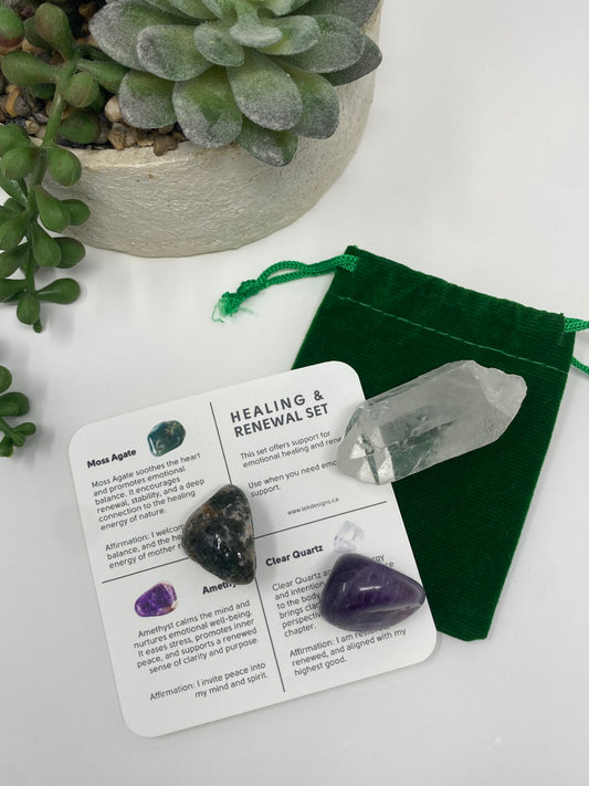 Healing & Renewal Crystal Set